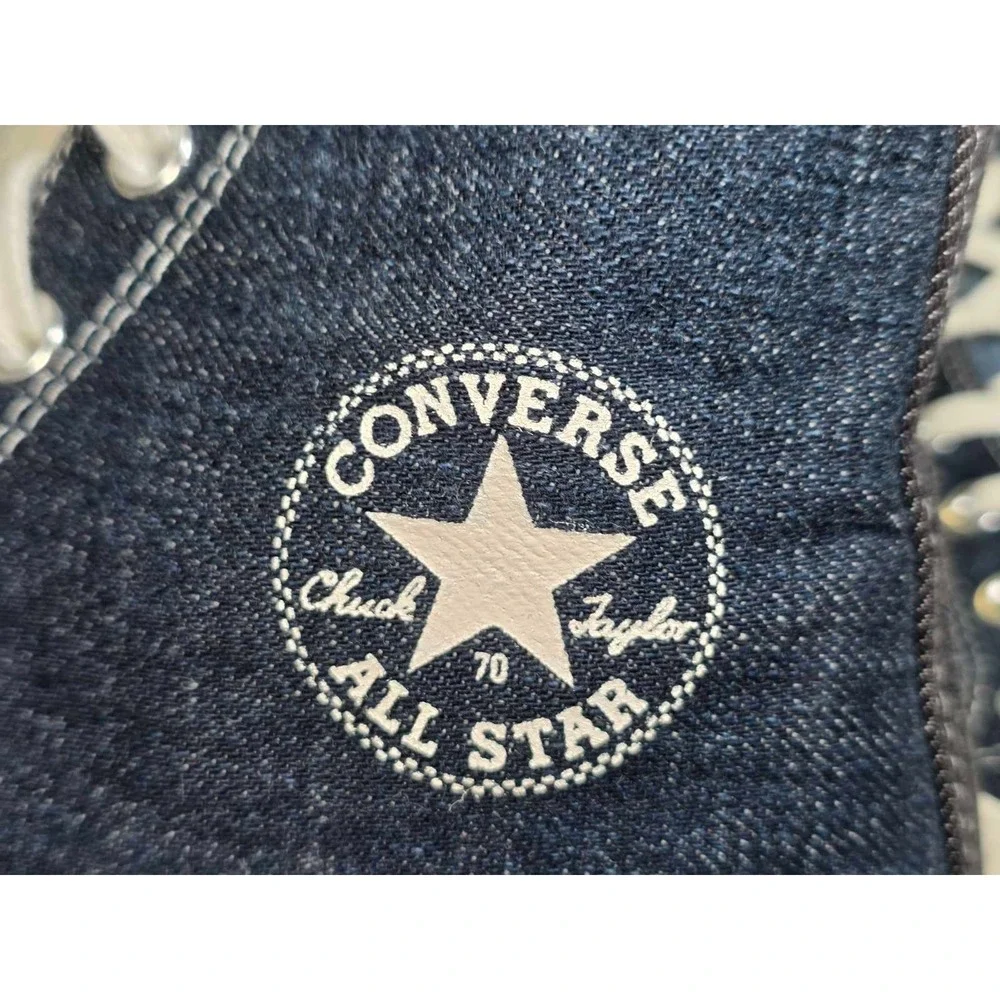 Converse Chuck Taylor All Star 70 Mens Size 11.5 Womens 13.5 Blue Black Sneakers - Picture 12 of 16